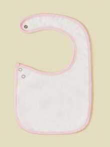 5 piezas de baberos con forma de U, diseño de dibujos animados lindos, suaves y cómodos para alimentación de hombres y mujeres - Conejita multicolor - Ver 6