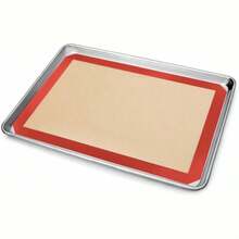 2 tấm lót nướng silicon - Tấm lót nướng silicon có thể tái sử dụng - Dụng cụ nướng chống dính dễ dàng và tiện lợi - Tấm lót nướng silicon 16,5"X11,6" - Tấm lót nướng cho lò nướng - Nhiều màu - Xem 10