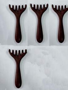 2 件檀香头部和面部按摩梳，放松肌肉，缓解压力，适合男士和女士，精致的万圣节、圣诞节、感恩节、生日礼物、头发、美发工具、护发、学校、返校、旅行、旅行必需品、家庭必需品、水疗、按摩工具、按摩、按摩器、水疗