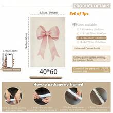 1 幅带框/帆布墙面艺术，一套 9 件儿童房粉色墙面装饰：复古儿童房装饰粉色艺术套装儿童房复古女孩房装饰家居房间装饰带框墙面艺术带框墙面装饰房间装饰家居装饰墙面装饰浴室装饰 - 彩色 - 查看 10