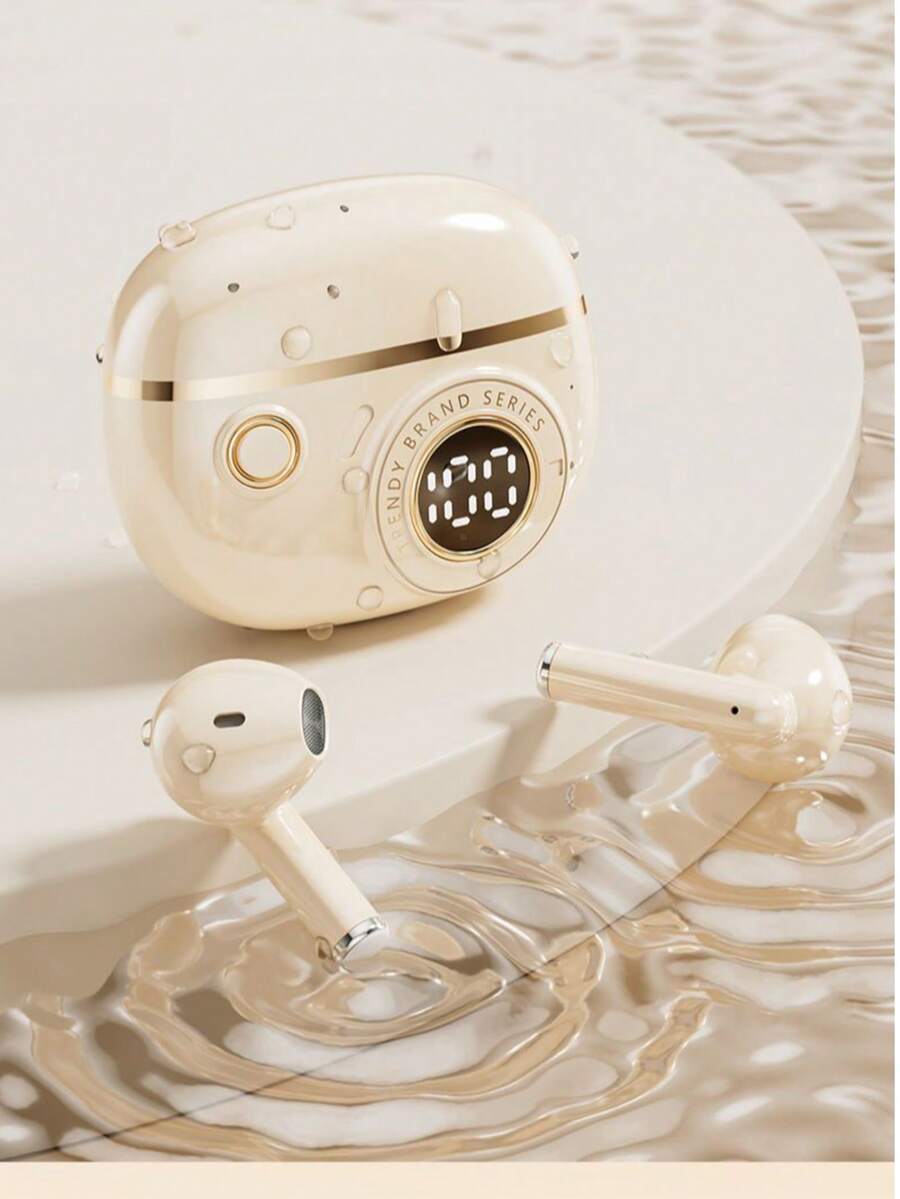 Wireless Earphones With LED Display, Bluetooth 5.3, Low Latency Gaming Mode, Hi-Fi Sound, Long Battery, Touch Control