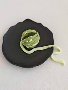 1 قطعة من لوازم الحيوانات الأليفة كرة ملونة منسوجة للقطط للتسلية الذاتية مع جرس، لعبة مضغ جميلة للقطط للعب وتخفيف الملل، لاستخدام الحيوانات الأليفة فقط