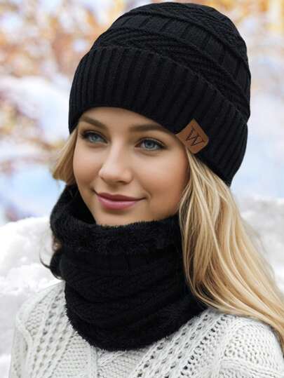 Unisex Winter, Gloves, Scarf And Hat Set, Warm Knitted Hat, Sports Hat, Baseball Cap And Golf Hat, Suitable For Autumn And Winter, Suitable For Couples, Team Building, Going Out, College Students And Parties.