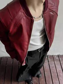 Men Jackets And Coats - Rojo - Ver 4