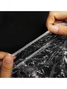 1/5/10/50/100pcs Disposable Waterproof Elastic Shower Cap, Can Be Used As Shoe Cover, Suitable For Bathing, Hair Care, Portable, Suitable For Home And Travel