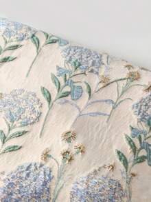 1 Set Large Capacity Light Blue Embossed Floral Print Makeup Bag With Zipper, Includes Skincare Pouch, Tampon Holder, Lipstick Case, Wallet And Storage Bag. This Multi-Functional Organizer Bag Is Suitable For Storing Cosmetics, School Supplies, Home Essentials, Holiday Must-Haves And Dorm Items. Makeup Bag, Gift For Her, Christmas Gift, Women Gift Idea - Baby Blue - View 9