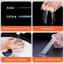 Heavy-Duty Waterproof Double-Sided Nano Tape (1/5/10 Meters Long, 1.2 Mm Thick) - Super Strong, Reusable And Multi-Purpose Adhesive - Multipurpose Removable Traceless Mounting Adhesive Tape For Walls,Washable Reusable Strong Sticky Strips Grip Tape-Perfect For Christmas Decorations And DIY Crafts, And A Must-Have For Everyday Household Use - Multicolor - View 7