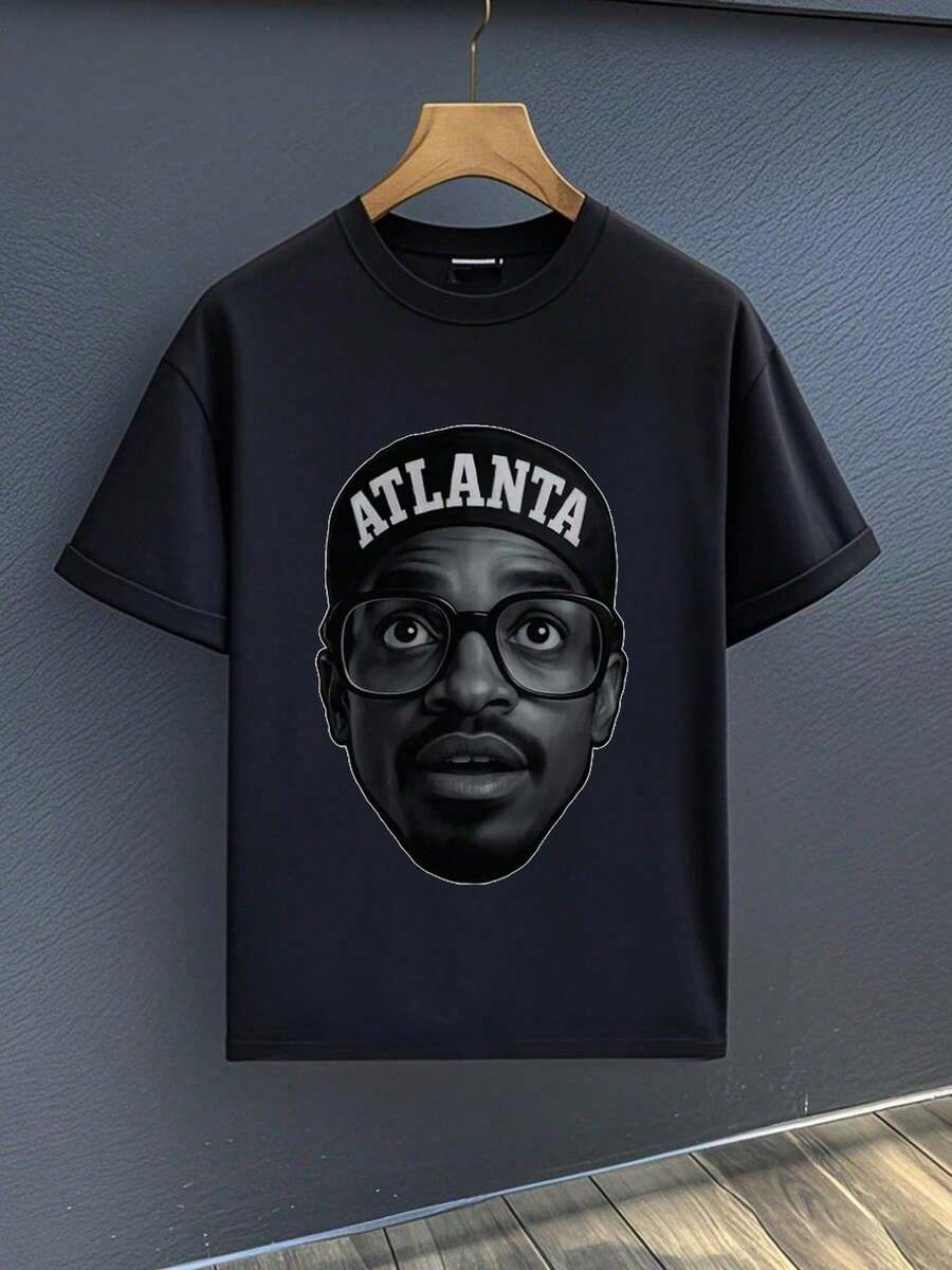 Men's Atlanta Inspired Hat: 220g Heavyweight, 100% Cotton For Urban Style - màu đen - Xem 1