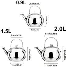 1 ấm trà bằng thép không gỉ thanh lịch, được thiết kế đặc biệt để pha trà. Thích hợp cho khách sạn, nhà hàng, quán cà phê và quán ăn nhanh. Cũng có thể dùng như ấm đun nước. - Nhiều màu - Xem 7