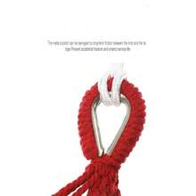 1 pieza Hamaca de lona gruesa antivuelco para exteriores, columpio resistente y portátil apto para camping, patio, jardín o interior, fácil de almacenar y transportar