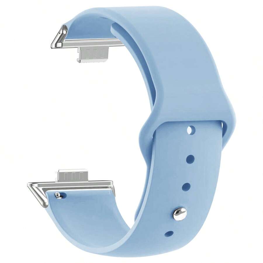 1 件 Watch FIT 3/4 硅胶运动表带 - 智能手表硅胶表带兼容华为 Watch Fit3/4 2024 2025 手表配件