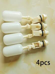 1/2/3/4pcs Cattle Drinking Bowl Accessories Floating Ball, Horse Stainless Steel Drinking Bowl Accessories Ball, Animal Drinking Bowl Accessories Floating Ball Valve Stable Water Floating Ball Valve Shut-Off, 1/2 Inch Stainless Steel Automatic Waterer, Stainless Steel Waterer Accessories, Plastic Floating Ball, Fill Water Trough, Suitable For Horses, Cattle, Sheep, Pigs And Dogs Water Floating Ball Valve