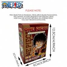 TOEI ANIMATION 1 件海贼王官方授权 2 种款式可选节日钥匙扣盲盒路飞佐罗动感十足的动漫万圣节圣诞节礼物收藏装饰酷炫时尚 3D 设计季节性礼物