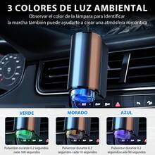 Difusor de Aromatizante para Coche Inteligente, Nuevo Aromatizante para Coche Inteligente con Tres Modos Ajustables, Aromatizante para Coche Inteligente, Difusor Inteligente para Coche con Encendido/Apagado Automático (Océano Azul 3 botellas) - 1 - Ver 3