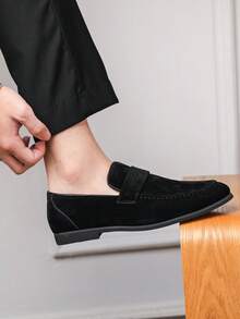 New Men's Loafers, Casual Fashion Moccasins, Comfortable Slip-On Shoes, Breathable Soft Sole Driving Shoes, Business Formal Suede Leather Shoes, Daily Commute Shoes, Fashionable Designer Men's Slip-On Leather Loafers Chic Autumn