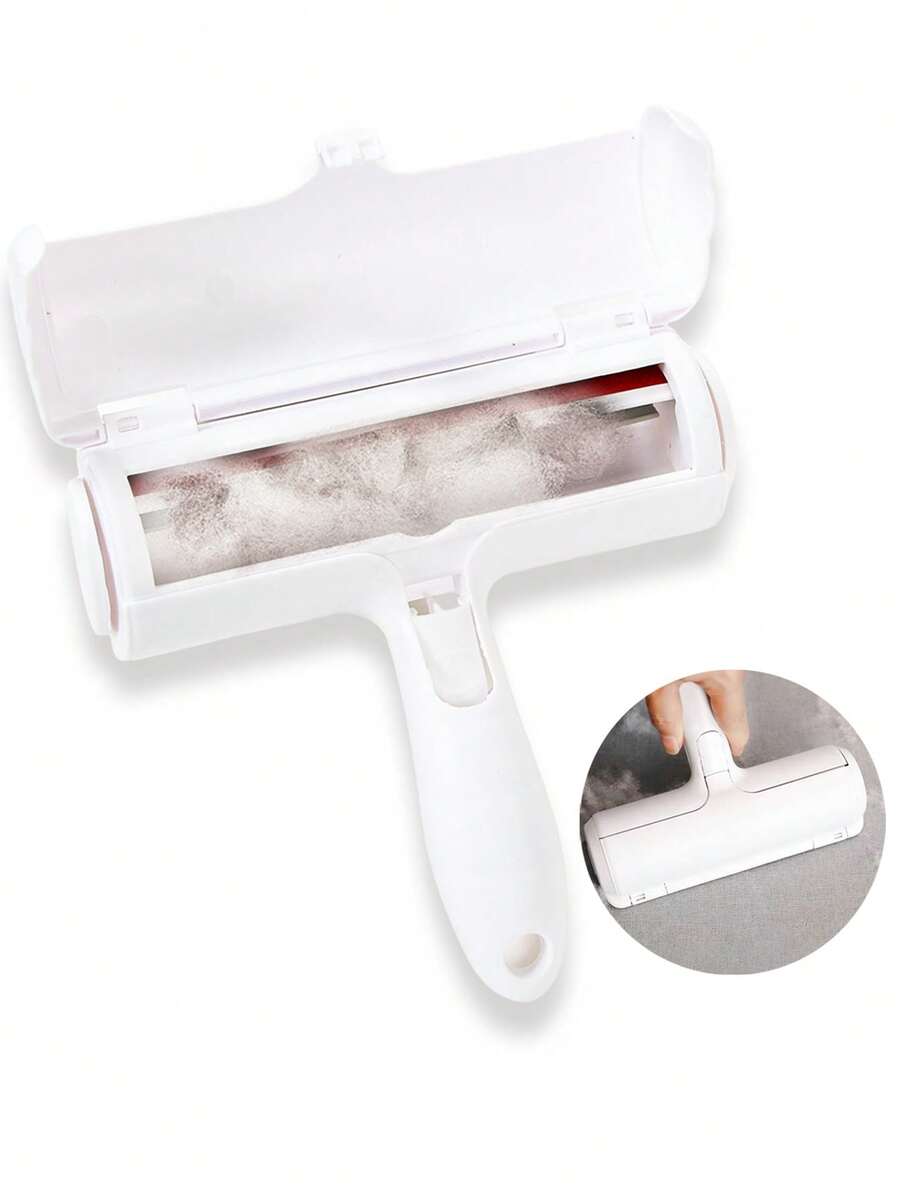 1pc Reusable Portable Lint Roller,Dogs And Cats Lint Remover,Pet Hair Remover For Dogs & Cats,Brush For Furniture Clothing Christmas Gift,Suitable For Furniture, Sofa, Carpet, Clothes And Bedding-Portable Multi-Surface Fur Removal Tool