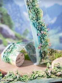 1 Rolle Vintage Fluss Landschaft PET Dekoband, geeignet für Scrapbooking, DIY, Fotoalbum, Planer - Verschiedenfarbig - Übersicht 9