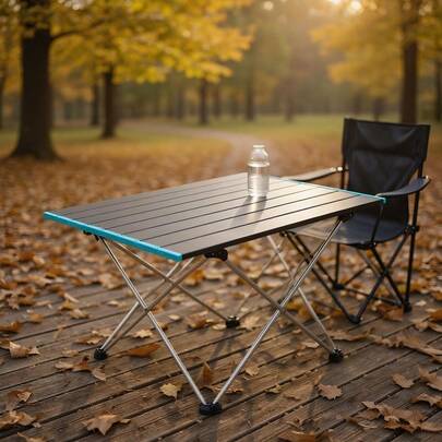 Ultralight Portable Folding Camping Table Foldable Outdoor Dinner Desk High Strength Aluminum Alloy For Garden Party Picnic BBQ