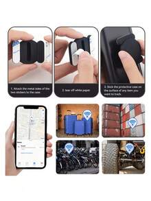 Mini Car Tracker, Car Tracking Device, Mini Hidden Car Tracker, Suitable For GPS, Airtag Apple Version, AirTag Locator, Global GPS Tracker | No Monthly Fee, Magnetic Protective Case For AirTag, Compatible With "Apple Find My" (IOS Only) For Tracking Cars, Keys, Wallets, Luggage, Bicycles Anti-Loss Reminder Tracking Locator - Multicolor - View 11