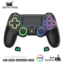 DATA FROG DATA FROG P03 Bluetooth-Compatible Game Controller For PS 4 Elit E Wireless Gamepad For PC Dual Vibration Joystick For IOS/Android