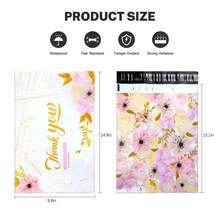 50/100 Pcs Poly Mailers Bulk Envelope Plastic Custom Mailing & Shipping Bags - Self Seal, Waterproof And Multi Purpose Packaging Bags For Small Business, Shipping Bags For Clothing Boutique Supplies With Self Seal Strip - 紫花 - 查看 5