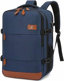 NOMARA Mochila de Viaje 10 kg Avion, Mochila Viaje Aprobada para Vuelos para Hombres y Mujeres, Mochila con Compartimento Impermeable Separado y Puerto de Carga USB, 35L Alta Calidad - Negro - Ver 12