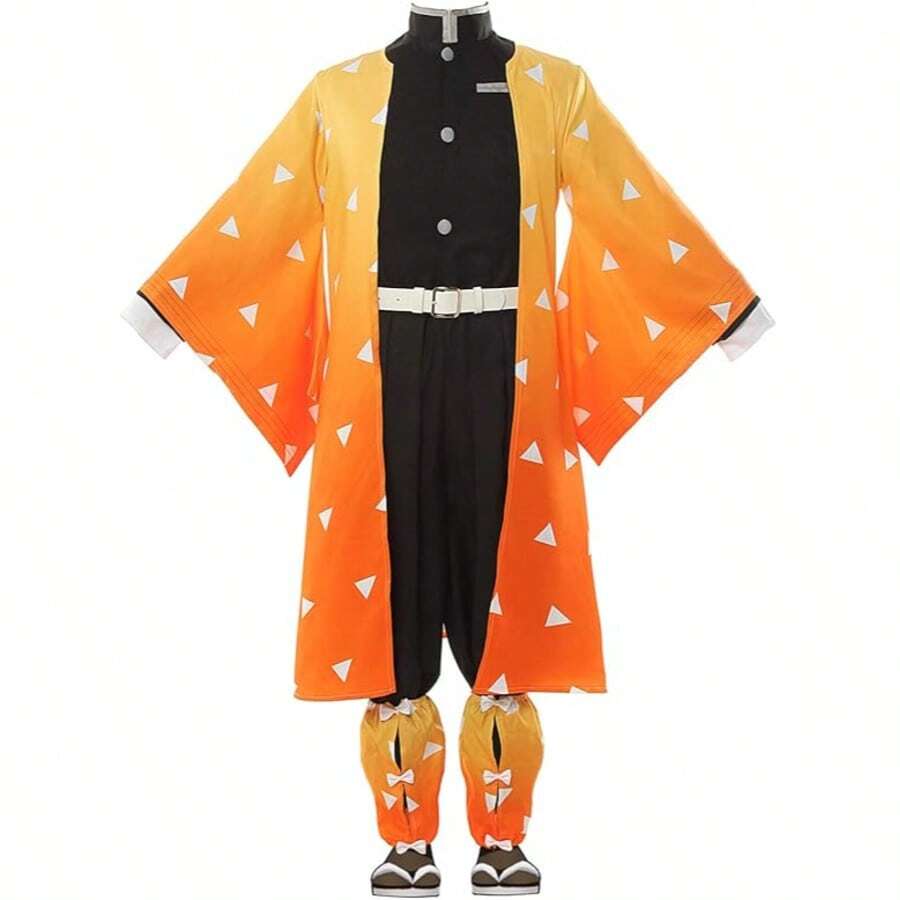 Complete Cosplay Costume For Women, Kochou Set, Suitable For All Saints' Day - 黃色 - 查看 1
