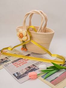 120Pcs The Golden Clothes Hanger Is An Anti-Slip And Space-Saving Clothes Storage Rack, Suitable For Pants, Jeans, And Scarves. It Is A Multifunctional Clothes Hanger And A Wardrobe Organizing Storage Rack, Which Can Be Used For Festival Decorations, Room Decorations, Home Decorations