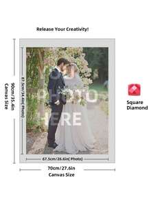 Custom Diamond Painting Kits For Adults Personalized Diamond Art From Photo Text Customized Diamond Painting For Home Decor Round Square Drill 12x16 Inch Diamond Painting Art Kits For Adults Accessories Pen Storage Club Dotz Arts Kit Dots Paintings Tools ,For Family ,Diy Kits - Multicolor - View 52