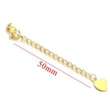 10pcs/set/lot Stainless Steel Pendant Lobster Clasp Extender Chain DIY Jewelry Making Bracelet & Necklace Accessory