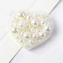 100/300/1000pcs ABS Faux Pearl Beads, Colorful Pearl 3/4/6/8/10mm, Suitable For Making Bracelets, Earrings, Necklaces, DIY Jewelry, Crafts, Vase Filler, Various Sizes, Handmade Faux Pearl Round Beads