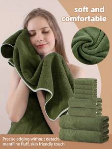 8 قطع مجموعة [4 مناديل + 2 منشفة يد + 2 منشفة حمام] مجموعة منشفات من الفليس المرجاني الأوروبي الزهري، ناعمة ورقيقة وصديقة للبشرة، منشفات امتصاص العرق للرياضة، فائقة الامتصاص وسريعة التجفيف، أغطية حمام مناسبة للجنسين، مناسبة للمنزل والنوم والجيم والحمام والمطبخ والشاطئ والسباحة والساونا و الشكر وعيد الهالوين، منشفات استحمام لصالون التجميل والفنادق والرياضة والمستلزمات المنزلية