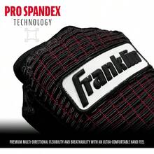 Sports Pro Classic Guantes de bateo (Par) - Negro/Negro - Ver 3