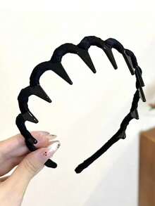 3 Stücke Set modische, elegante Damen-Haarbänder, schicke Streetwear, ideal für Strandurlaub, 13 cm breit, in Schwarz, Beige und Kaffeebraun. Vielseitig einsetzbar für Alltag, Make-up, Baden, Pendeln, Schule, Partys, Urlaub, als Geschenk oder Haarreif. Herbst-Accessoires.