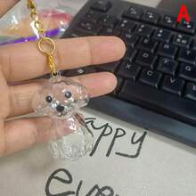 1pc Souvenirs, New Pet Hair Souvenirs Keychain