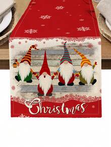 1 buc. Șervețel de masă cu model de Crăciun, 4 buc. Covorașe cu model de Crăciun, potrivite pentru sărbători, petreceri, zile de naștere, cine festive, decor pentru bucătărie și masă, decor pentru casă și cameră în toate anotimpurile, lenjerie de masă