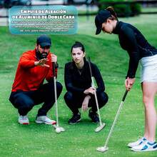 Putter de Interior y Exterior Con 2 Pelotas de Práctica - Juego de Palos de de Entrenamiento de 3 Secciones - 1 - Ver 2