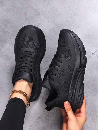 New Cushioned Breathable Lightweight Thick-Sole Comfortable Running Shoes, Couples Sneakers