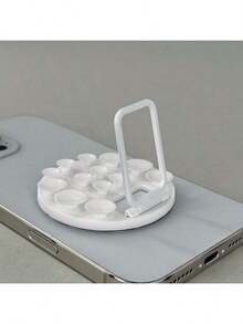 Soporte de teléfono con ventosa, accesorio de agarre de teléfono móvil de 5,5 cm (2,17 pulgadas) con fuerte adhesivo de succión, soporte de silicona para selfies y videos