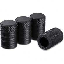 Timotech Tapones para Llantas, Tapas de Válvula de Neumático de Aluminio Anodizado, Resistente a la Corrosión, Universales para Coches, Camiones, Motocicletas, SUV y Bicicletas. - 1 - Ver 1