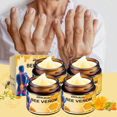 60g Bálsamo de cuidado de articulaciones con artemisa y crisantemo, un ungüento de masaje cálido para articulaciones, espalda baja, pies y cuello, que contiene extracto de crisantemo, un regalo perfecto para amigos y familiares