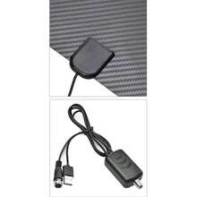 Antena digital interna HDTV Cabo 3,3 m, interna, antena de TV digital HD amplificada, amplificador de antena de TV, alcance de até 80 milhas, suporta amplificador de sinal 4K 1080P - Preto - Visão 5