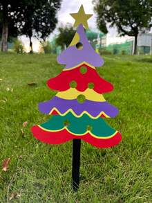 40 cm świąteczna choinka z reniferem Świętego Mikołaja, żelazna dekoracja artystyczna, odpowiednia do domu, ogrodu, dekoracji świątecznych i zewnętrznych