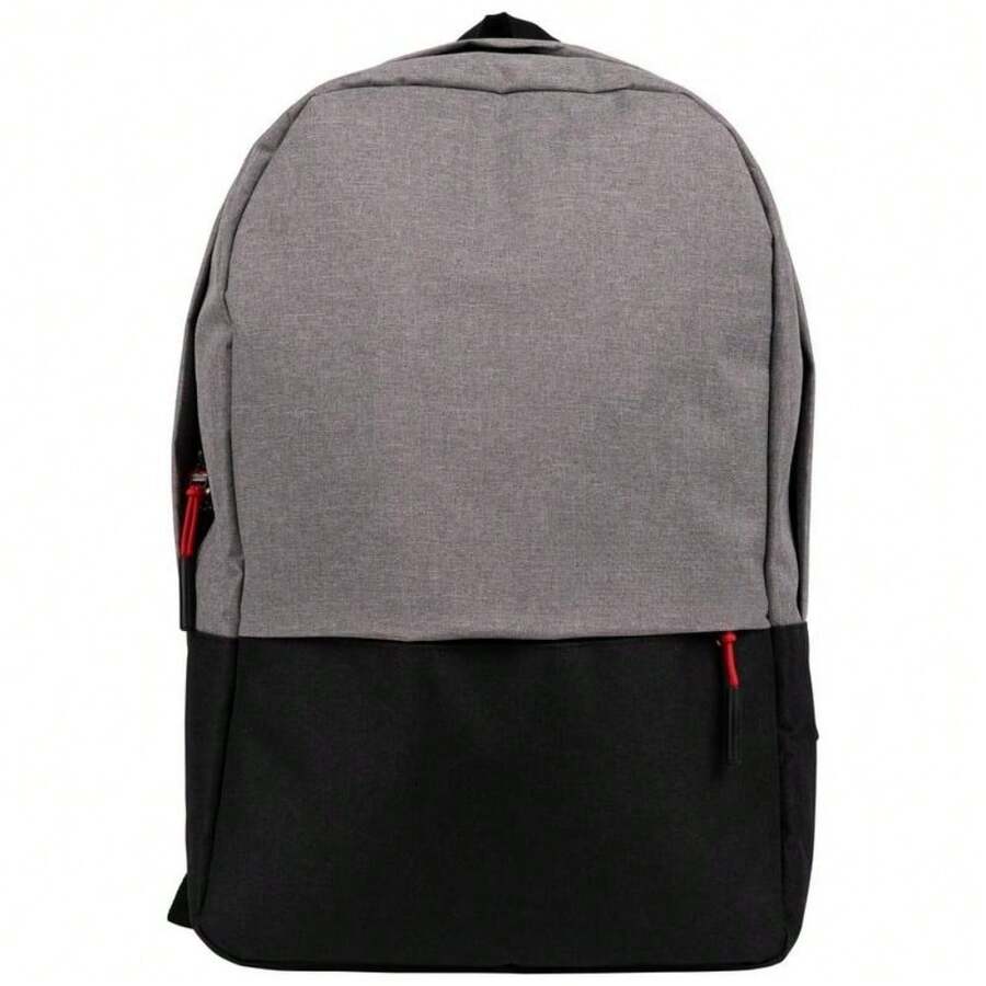 12L Laptop Daypack - Office Rucksack With Front Zip Pocket For Commute - Grey Melange - View 1