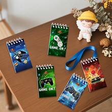 12pcs Game Coil Notebook, Student Notebook, Word Notebook, Coil Notebook, Material Notebook, Notepad, School Stationery, Student Prize, Party Notepad, Back-To-School Stationery Supplies, Christmas Notepad - Multicolor - View 3
