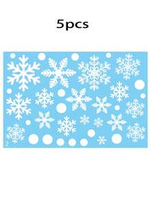 360pcs/Set, 180pcs/Set, 36pcs/Set, 36pcs Per Sheet Christmas Snowflake Static Cling Stickers For Glass Windows, Cupboards, Christmas Decorative Stickers - Multicolor - View 16