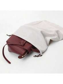 Drawstring Dust Bag, French Herringbone Pattern, Handmade DIY Travel Clothes Storage Pouch - Multicolor - View 1