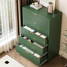 BVFUKA 5 Drawer Dresser For Bedroom, Tall Dresser Chest Of Drawers With Gold Handles, 32 Inch Wide Nightstand With For Bedroom, Living Rooms, Offices, And Entryways, Green - 綠色 - 查看 4