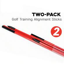 1 套/2 件高尔夫校准棒，48 英寸可折叠校准棒高尔夫训练辅助器，用于瞄准、推杆、姿势矫正，高尔夫练习棒，带透明管盒