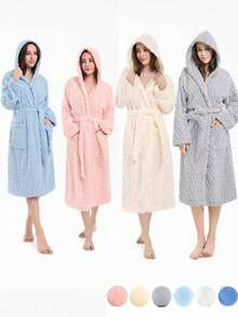 1 قطعة من الفرو المرجاني ذو قبعة، متوفر بألوان متعددة، بتصميم نمط السلحفاة الذهبية، بشرشف استحمام للنساء مع حزام وجيب، منشفة قابلة للارتداء، منشفة استحمام، رداء طويل، شرشف استحمام للسيدات، فائق اللين والنعومة، ماص للرطوبة، دافئ، ملابس نوم، ملابس منزلية مشتركة بين الجنسين، ملابس منزلية، مناسب للمنزل والفندق والحمام والغرفة والسبا وحمام السباحة والنزهات والحفلات، مناسب لجميع المناسبات والهدايا والأعياد مثل عيد الهالوين